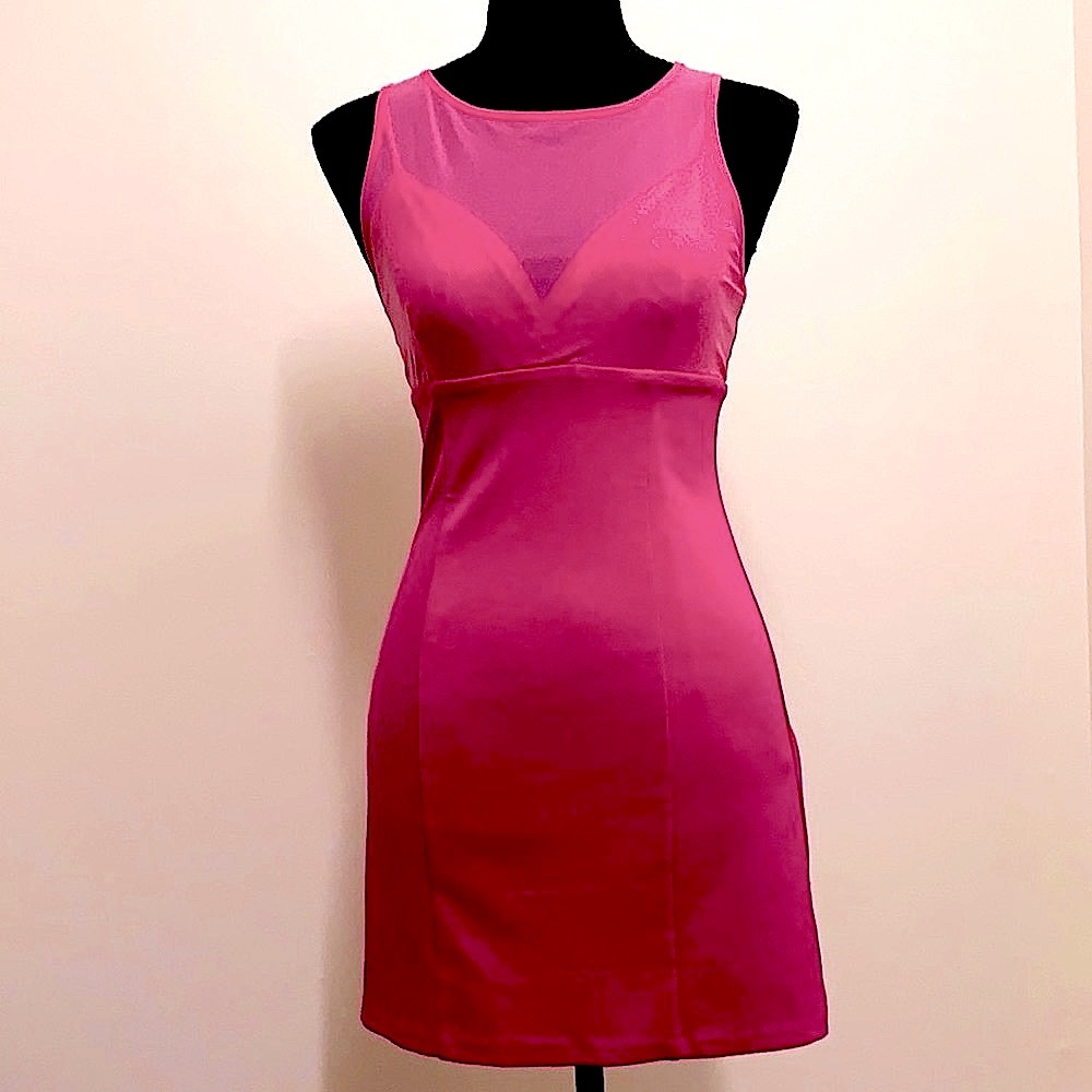 🎉2XHP🎉Bebe Hot Pink Size S Bodycon Dress